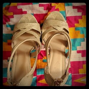 Glitter Ankle Strap platform Stiletto Heel